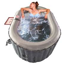 Designed for leisure, purespa offers an affordable and convenient spa experience, providing ultimate comfort and relaxation at the touch of a button. Aleko Htio2bkbk Oval Inflatable Hot Tub Spa With Drink Tray And Cover 2 Person 145 Gallon Black Walmart Com Walmart Com