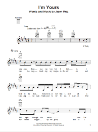 I M Yours By Jason Mraz Ukulele Guitar Instructor