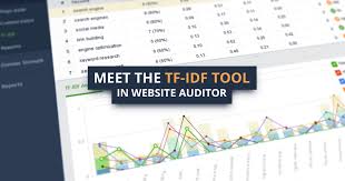 tf idf tool in website auditor