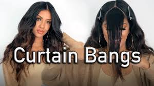These styles flatter almost every face shape and work with most hair textures. Cut And Style Curtain Bangs Like A Professional Hairdresser Detailed Hair Tutorial Ariba Pervaiz Youtube