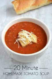 Quick Easy Homemade Tomato Soup Easy Homemade Tomato Soup Tomato Soup Homemade Homemade Tomato Soup Recipe