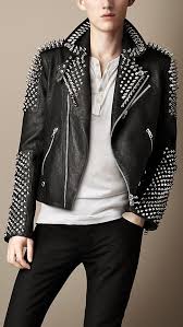 Men S Jackets Leather Bikers Bomber Quilted Burberry United States Leather Jacket Studded Leather Jacket Brown Leather Jacket Men