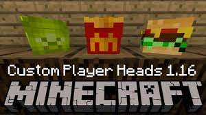 How To Get Custom Player Heads In Minecraft 1 17 Youtube