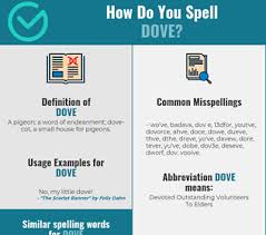 Correct Spelling For Dove Infographic Spellchecker Net