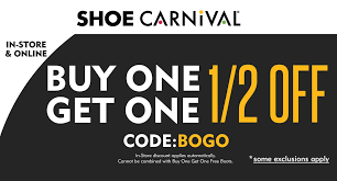 Shoecarnival Buy One Get One 1 2 Off Shoe Carnival Get One Coding