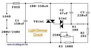 220v Light Dimmer Dim Lighting Dimmer Circuit