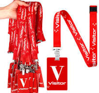 Amazon.com : PerKoop 25 Pack Visitor Badge Lanyards ...