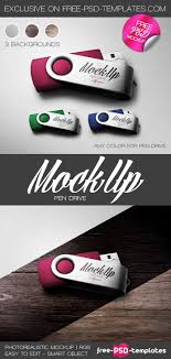 Free Pen Drive Mock Up Mockup Psd Template Free Mockup Free Psd
