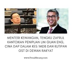 Keputusan kewangan petronas suku kedua 2016. 2 Kali Menteri Kewangan Tengku Zafrul Kantoikan Penipuan Lim Guan Eng