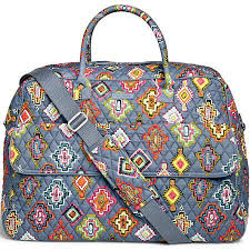 Vera Bradley Grand Traveler In Painted Medallions Vera Bradley Weekender Bag Vera Bradley Luggage Vera Bradley Travel Bag
