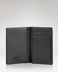 Montblanc Leather Meisterstuck Business Card Holder For Men Save 24 Lyst
