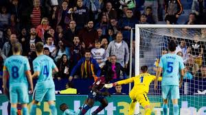 First after being two goals up, with the home side scoring twice in two minutes just before paco lopez has confirmed his levante xi to take on barcelona: Levante 5 4 Barcelona Catalans Unbeaten Run Comes To An End In Nine Goal Thriller Football News Sky Sports