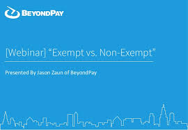 Maybe you would like to learn more about one of these? Flsa Exempt Vs Non Exempt