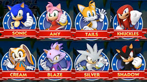 Credit to cylent nite, nebula, and mod.gen team. Sonic Dash Sonic Vs Amy Vs Tails Vs Knuckles Vs Cream Vs Blaze Vs Silver Vs Shadow Youtube