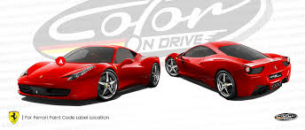 Elige el formato que desees para tu coche, kit spray, pintura lista al uso agua, pincel retoque. Ferrari Touch Up Paint Find Touch Up Color For Ferrari Color N Drive