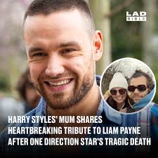 She shared her grief over the sudden passing of Harry's former bandmate.