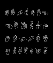Start learning asl today with free online classes: American Sign Language Asl Alphabet Gift Digital Art By Philip Anders