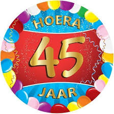 Bol Com 25x Stuks Gekleurde Bierviltjes Onderzetters 45 Jaar Thema Feestartikelen En Versiering