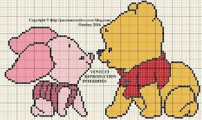 Tuto Grille Passion Creative Winnie L Ourson Stitch Disney Point De Croix