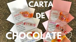 Ao personalizar a embalagem, pode ter uma linda caixa de chocolates personalizada de acordo com os seus desejos em pouco tempo!. Carta De Chocolate Youtube
