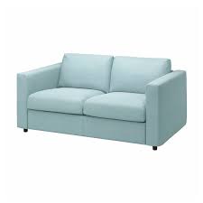 Notre protège canapé bleu clair est conçu pour être adapté sur tous les modèles de canapés. Vimle Canape 2 Places Saxemara Bleu Clair Ikea