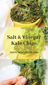 Salt And Vinegar Kale Chips Recipe Kale Chips Healthy Snacks Recipes Homemade Kale Chips
