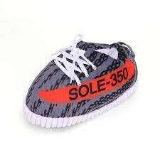 New adidas yeezy 500 utility black men's and women's size f36640. Soleslip Sneaker Slippers Men And Women Comfy And Cozy Perfect For Lounging Pure Polyester One Size Fits All Trendy Design Yeezy Slippers 2020 Buy Online In Andorra At Andorra Desertcart Com Productid 164798234
