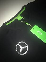 Hugo Boss Men Mercedes T Shirt Color Black Green Label Size L Hugoboss Basictee Mens Fashion Style Men