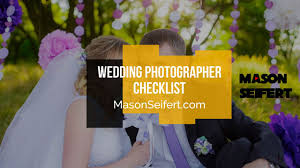 Wedding photography includes all manner of different types of photography all wrapped up in one day. Wedding Photographer Checklist Printable Equipment Pdf Mason Seifert