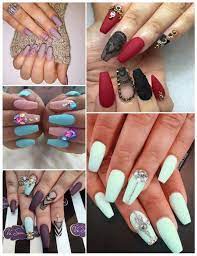 #uñas acrilicas #acrilyc nails #nail #nails #uña #uñas #colors #colores #birds #burdies #birdies #pajaro #pájaro #ave #pajarito #azul #blue #violeta #violet #purple. 100 Disenos Sencillos De Unas En Color Mate Todos Los Colores