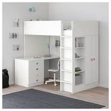 Stuva Folja Loft Bed With 4 Drawers 2 Doors White Ikea Stuva Loft Bed Loft Bed Ikea Loft Bed