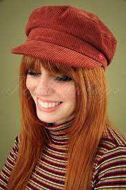 70s Think A Hat Cap In Brown Outfits With Hats Baker Boy Hat Outfit 70s Hats Women
