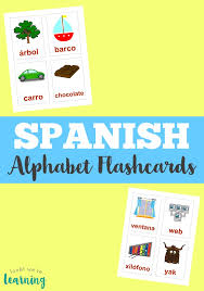 We've included large alphabet flashcards printable in this alphabet printables download. Printable Spanish Flashcards Spanish Alphabet Flashcards