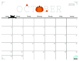 October 2016 Printable Calendar October 2016 Blank Calendar October 2016 Calendar Templat Calendar Printables Printable Calendar 2016 2017 Printable Calendar
