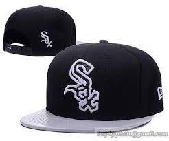Chicago White Sox Black Gray Snapback Hats Brim Pu Leather Only Us 6 00 Follow Me To Pick Up Couopons Snapback Hats Grey Snapback Snapback