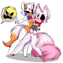 Maybe you would like to learn more about one of these? Lolbits And Mangle From Fnaf World Cute Drawing Toy Chica Mad In The Background Art Not Mine Hope U Enjoy Fnaf Drawings Fnaf Wallpapers Fnaf Foxy