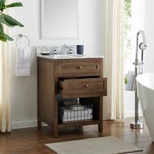 The Gray Barn Pennington Modern Farmhouse Brown Stone 24 Inch Bath Vanity Buy Bathroom Vanity Bathroom Decor Bathroom Vanity
