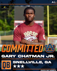 As Auburn's recent run of commitments continues, the Tigers now have a  quarterback in their 2027 recruiting class. The decision came after Chatman  decommitted from Wake Forest earlier this week. #wareagle