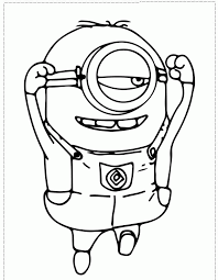Play minions coloring games with the colorful pages. Stuart Minion Coloring Pages Coloring Home