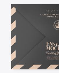 Matte Envelope Mockup In Stationery Mockups On Yellow Images Object Mockups