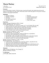 Resume examples & samples for every job. Best Quality Assurance Resume Example Livecareer