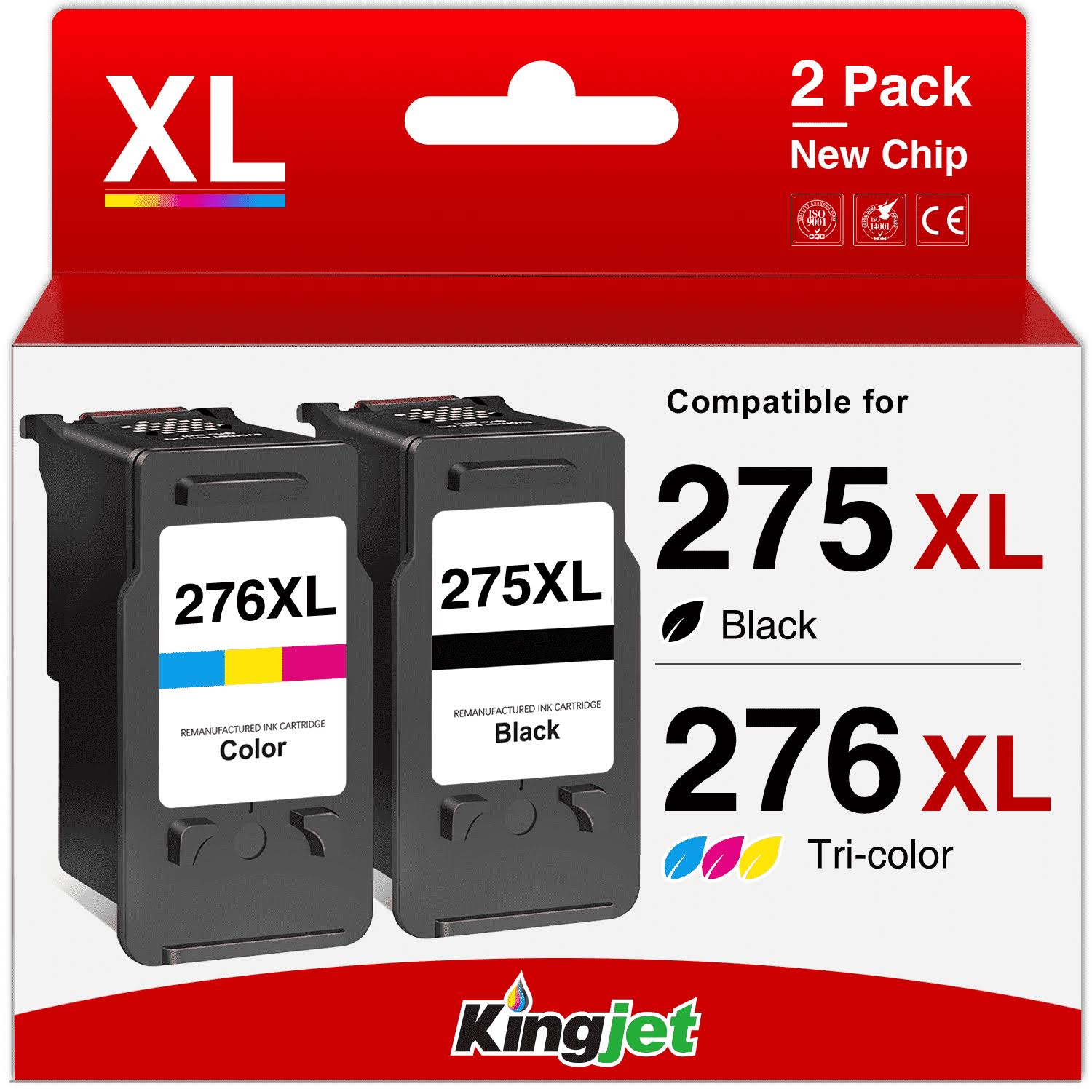 275 Printer Ink for Canon Ink 275 and 276 for Canon 275 Ink for Pixma Ts3722 Tr4722