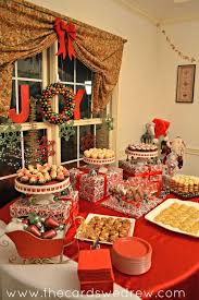 Red And Green Christmas Party Christmas Buffet Christmas Party Christmas Entertaining