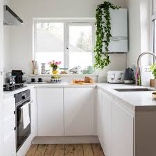 The galley layout, which shapes the kitchen into a another idea for a small kitchen layout is to consider exposed cabinetry. Small Kitchen Ideas 29 Ways To Create Smart Super Organised Spaces