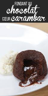 Fondant Au Chocolat Cœur Carambar Tasty Dishes Food Recipies Dessert Recipes