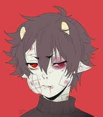 Decorate your laptops, water bottles, notebooks and windows. Dark Red Anime Boy Aesthetic Novocom Top