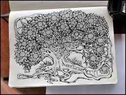 Amazing Sketch Book Drawings Doodle Art Sketch Book Tree Drawings Pencil