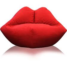 American Furniture Alliance Afa Red Hot Lips Bean Bag Chair Walmart Com Bean Bag Chair Woman Bedroom Cool Bean Bags