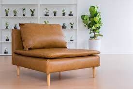 Ikea Soderhamn One Section With Tan Leather Slipcovers Leather Couch Covers Leather Sofa Covers Leather Couch