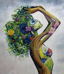 Earth Surreal Portraits Of Women Made Out Of Nature Design Swan Art Earth Art Spiritual Art